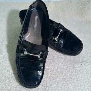Geox patent leather black comfort shoes! Size 38
